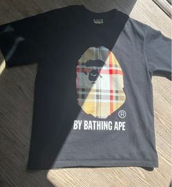 BAPE Black Burberry T-Shirt