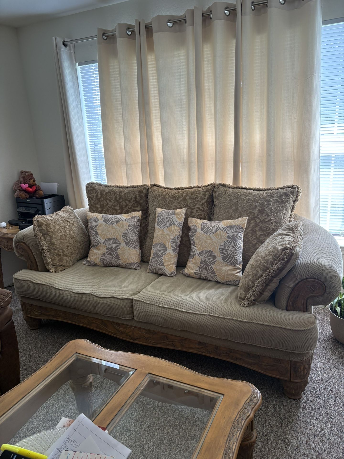 Sofa,end And Coffee Table.175.00