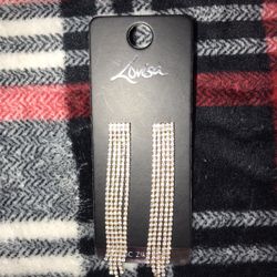 diamond strands earrings 