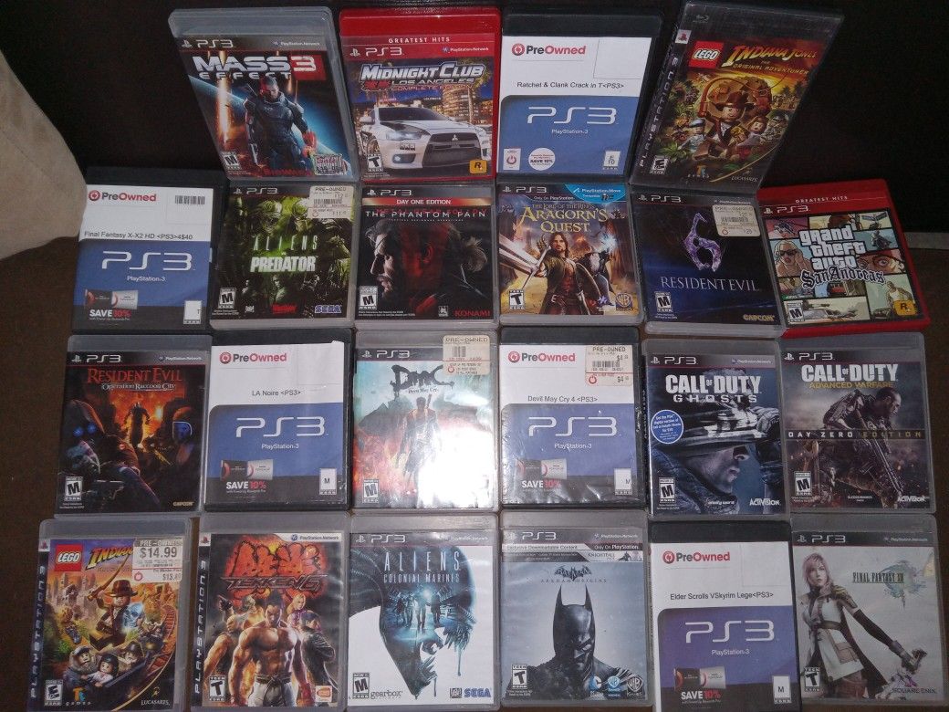22 PS3 Games For $6 Each