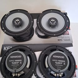 KENWOOD 2 PAIRS 6.5 INCH 2 WAY 300 WATTS CAR SPEAKER 