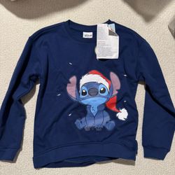 New Youth Kids Large LILO Stitch Size Large Blue Light Up Sweatshirt 