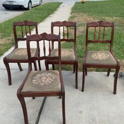 Duncan Phyfe 1940 dining table and chairs