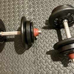 CLASSIC BFCO  Dumbbells [ Reconditioned to its original glory 60s/70s]  82 lbs.