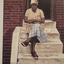 Miss Mary Print Artist Tom Mckinney Not Framed Has Never Been Framed 