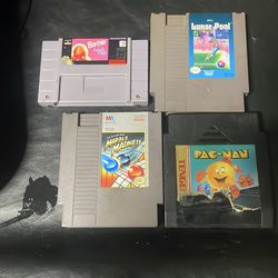 Vintage Nintendo games .l