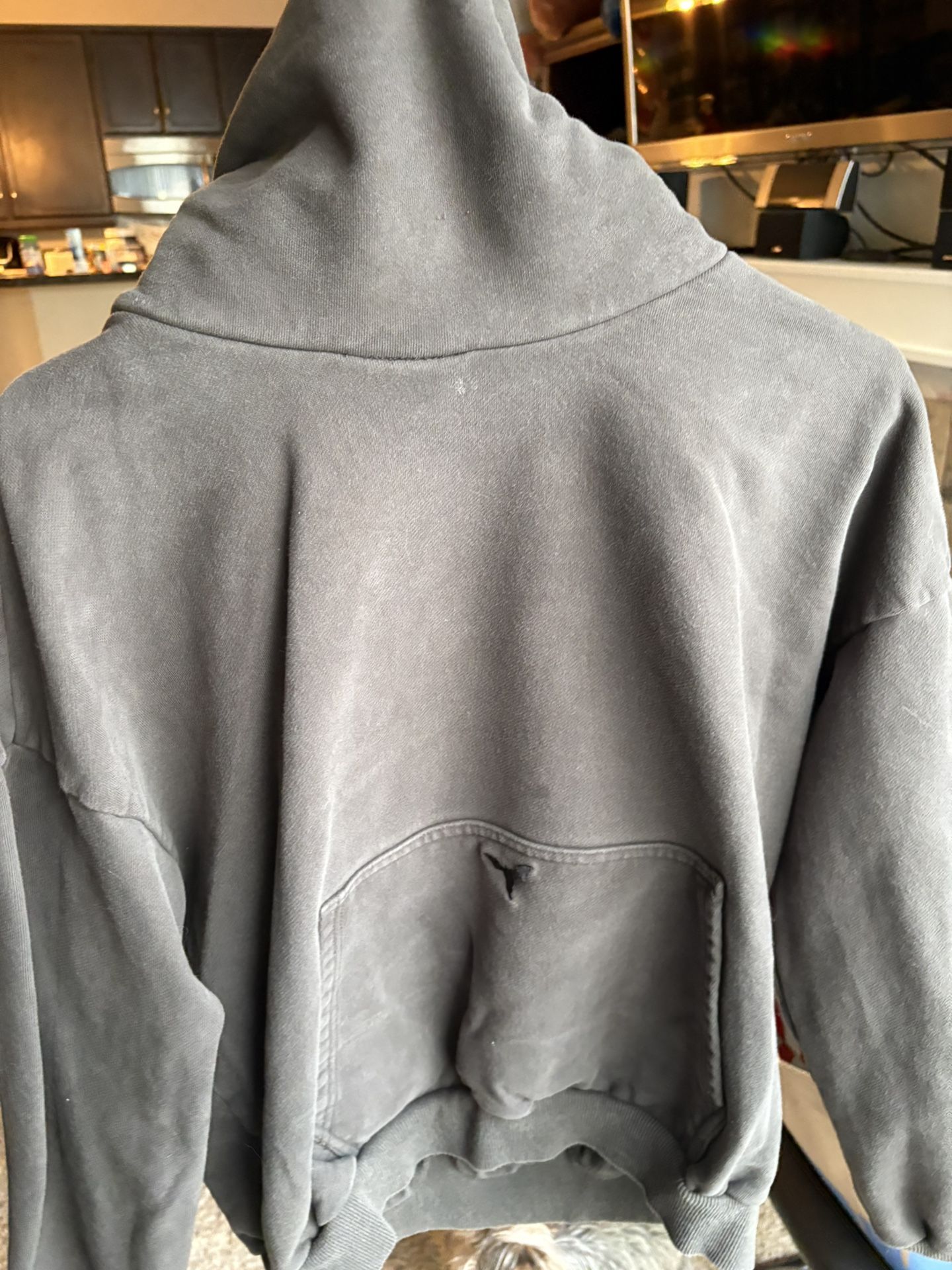 Ditch La Grey Masked Hoodie, Size Medium