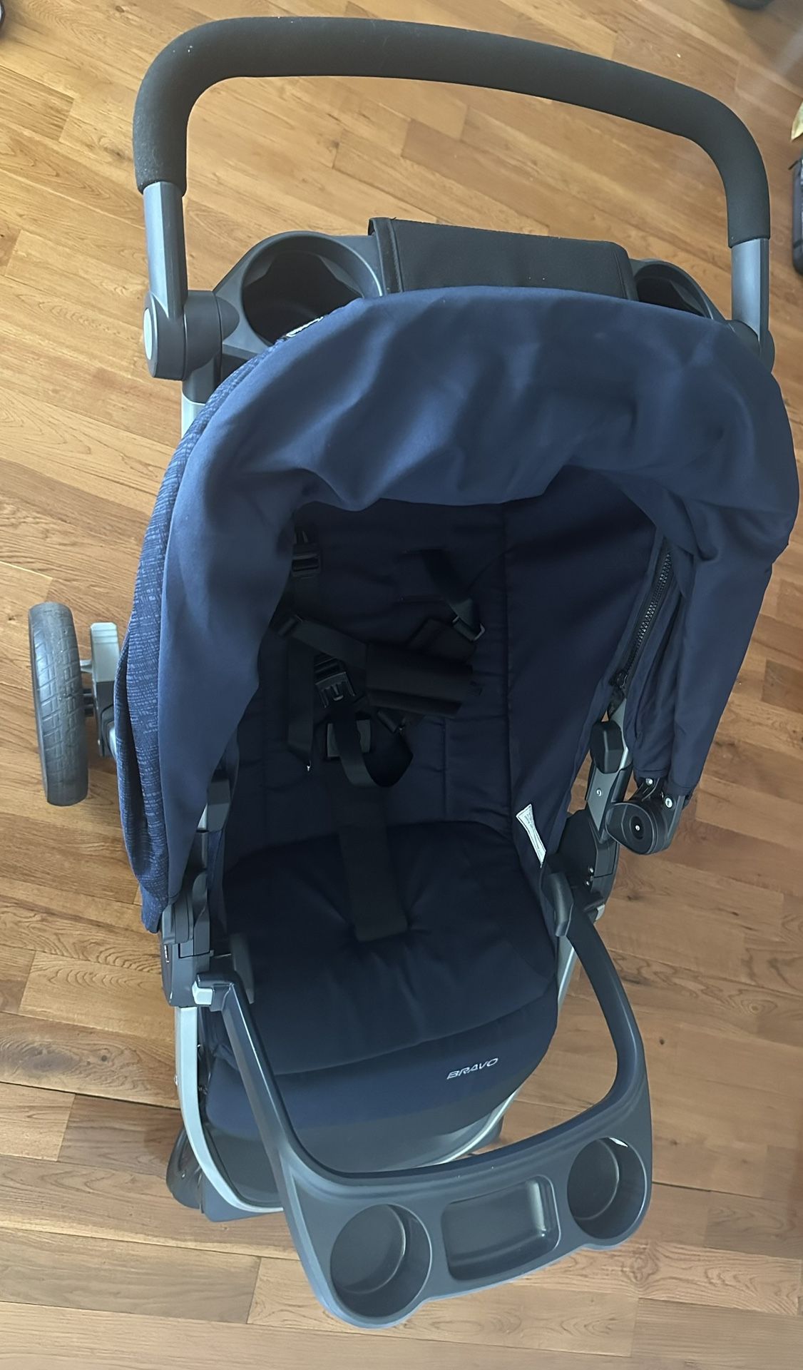 Chicco Bravo Quick-Fold-Stroller- Navy