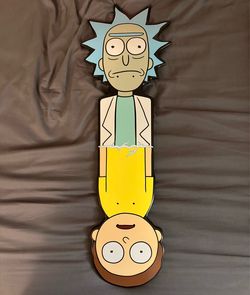 Rick and Morty x Primitive Cruiser deck