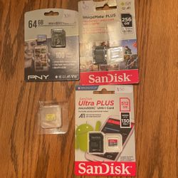 Micro SD Cards For Switch Or Cameras 