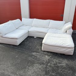Cloud couch sectional white modular