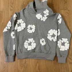 Small Grey Denim Tears Hoodie
