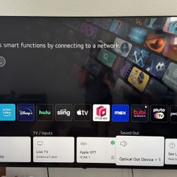 70 inch LG Smart TV 4K UHD - Like New