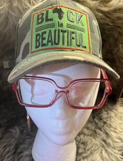 Black Is Beautiful Fashion Hat and Eyewear Set 