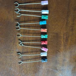 10 Tiki  Stone Vintage App Skewers