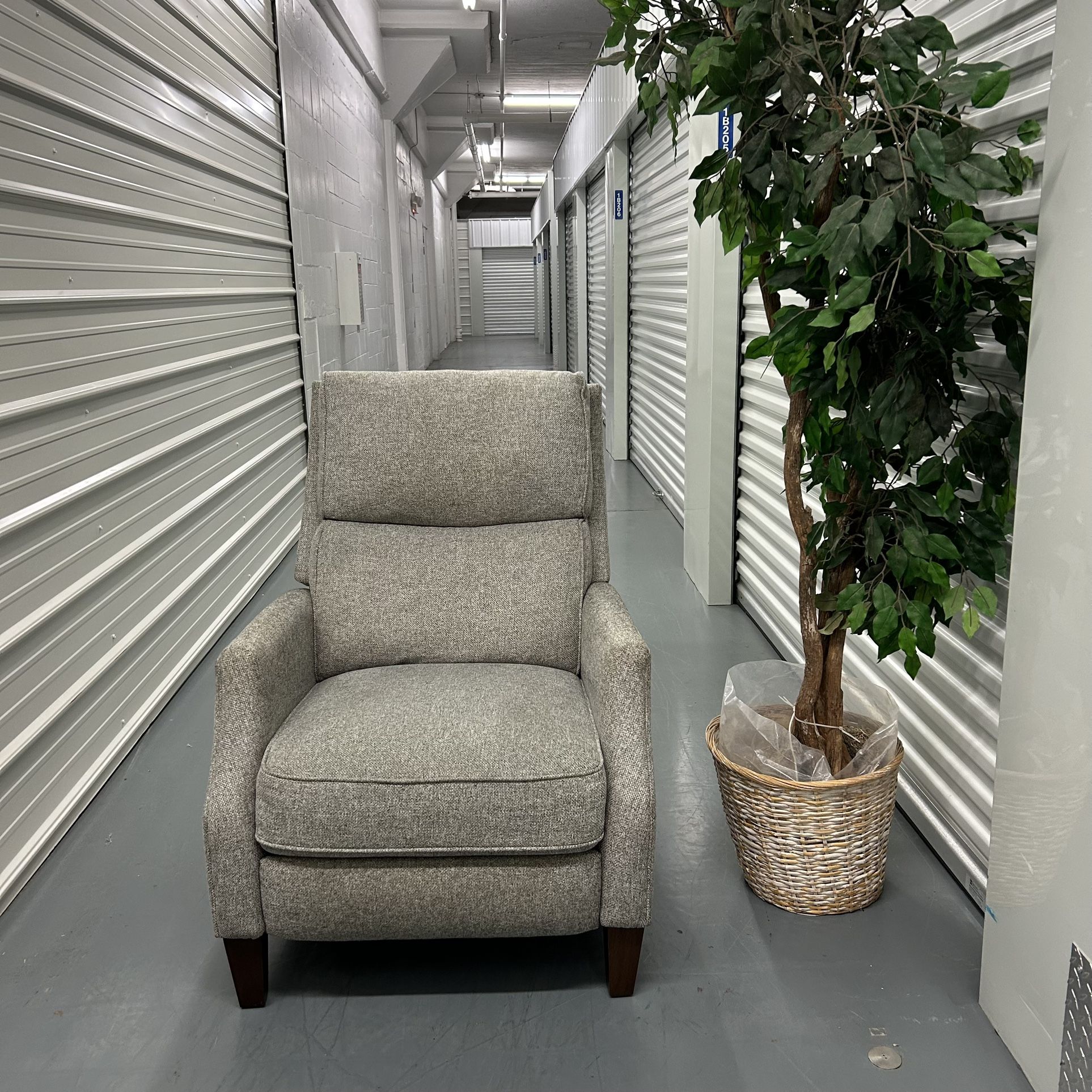LIKE NEW Arlie Fabric Pushback Recliner - Gray