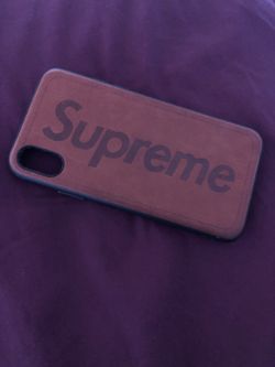iPhone 10 supreme case