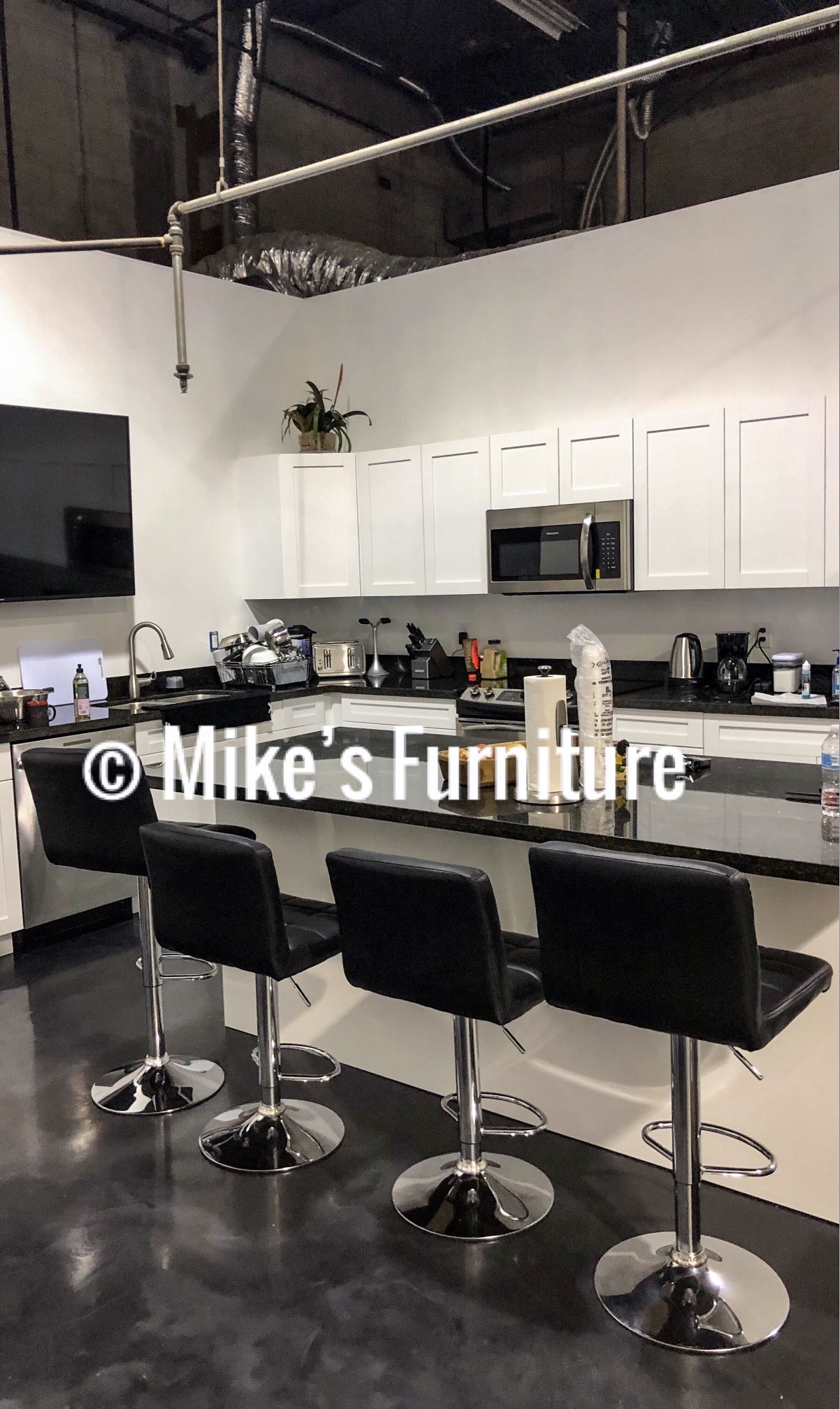 New Adjustable Bar Stools (3 Colors Available ) Black White Gray