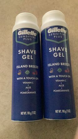 Gillette Sensitive Plus Shave Gel Island Breeze