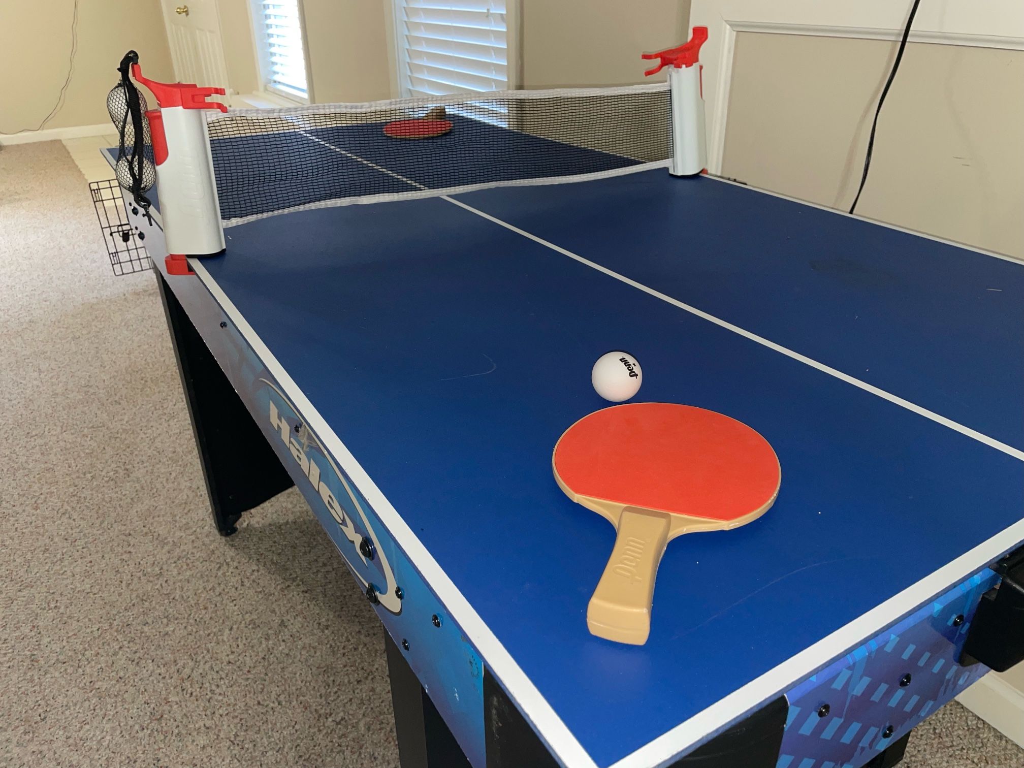 ANCIENNE BOITE AVEC SES 5 BALLES BARNA 38mm TENNIS DE TABLE PING