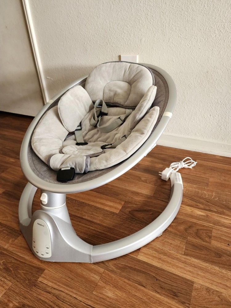 BabyBond Baby Swing for Infants, Bluetooth Infant Swing with Music Speaker