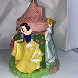 Disney Princess Plastic Vinyl 9" Coin Bank Castle Belle Cinderella Aurora Snow