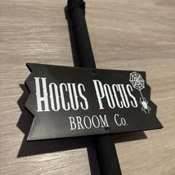 Hocus Pocus Broom Co. broom stick. Wall Decor
