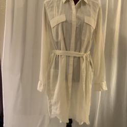 Gap Vintage Gauze/Linen Dress Size L