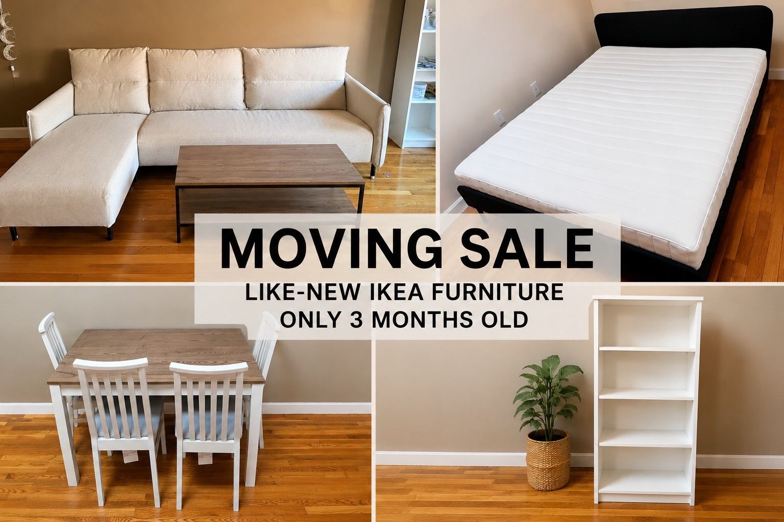 Like-New IKEA Furniture – Moving Sale – Quincy
