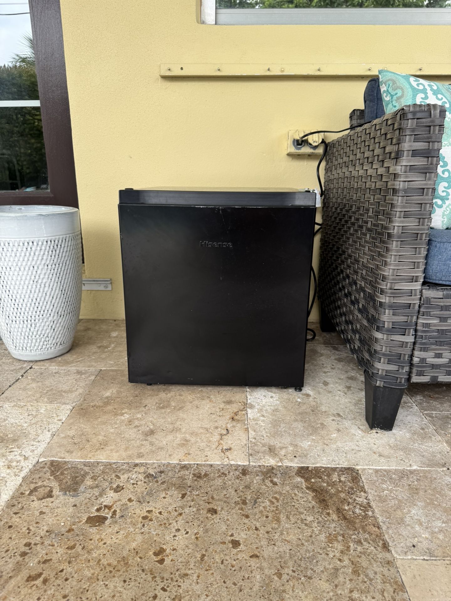 The Hisense 1.6 Cu ft mini fridge