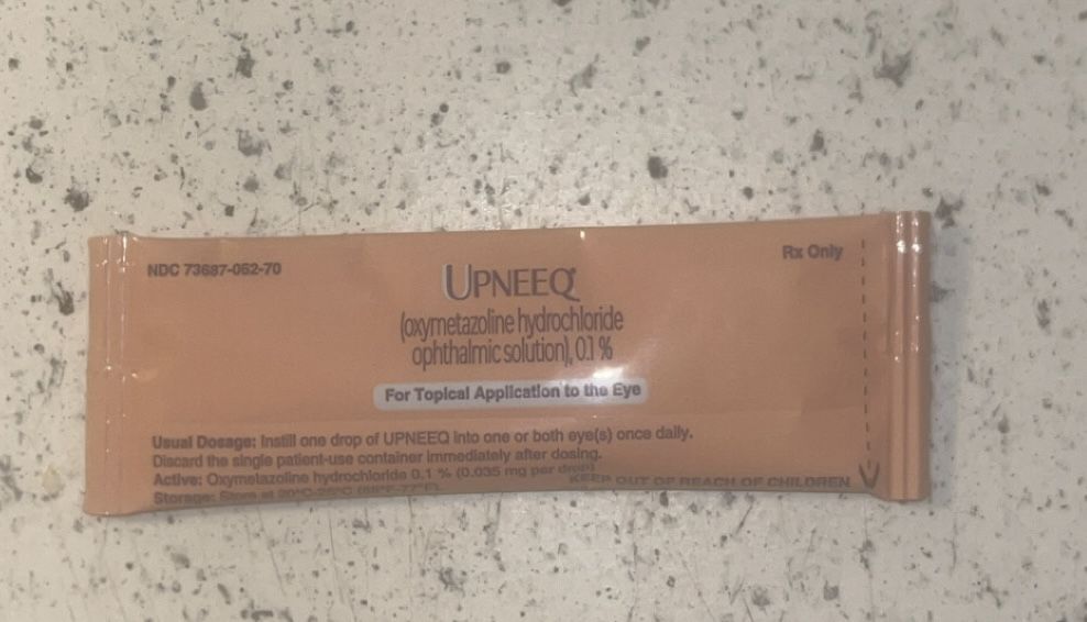 One Vial Upneeq Eyelid Lifting Eye Drops