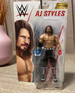 NEW UNOPENED  WWE Top Picks AJ Styles action figure