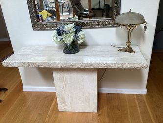 Marble table