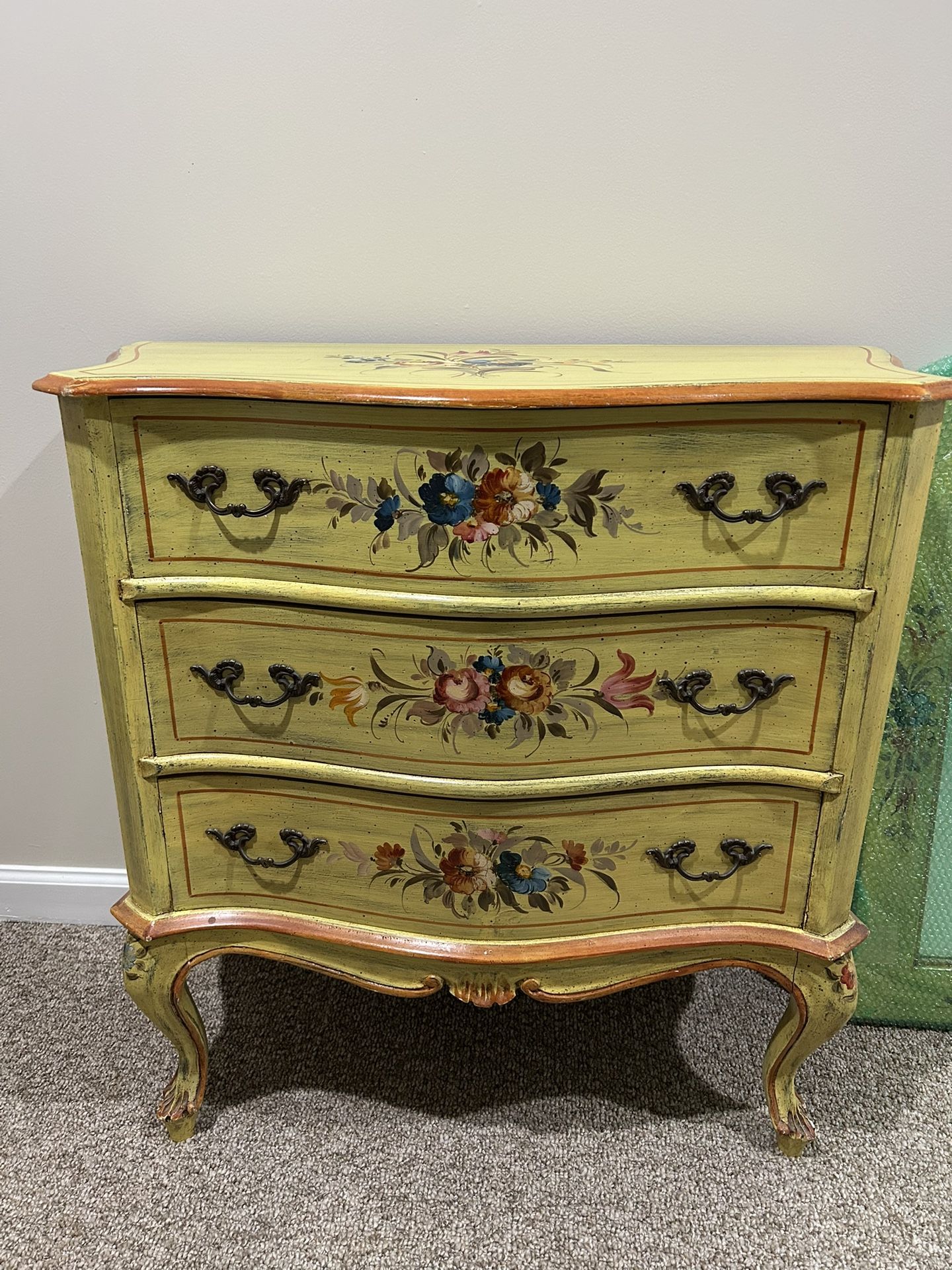 Antique Dresser W/matching Mirror