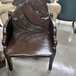 Chair Wooden Horse