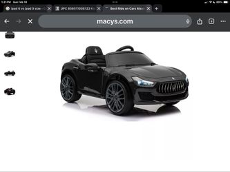 Kids Maserati Ghibli 12V Ride On Car 