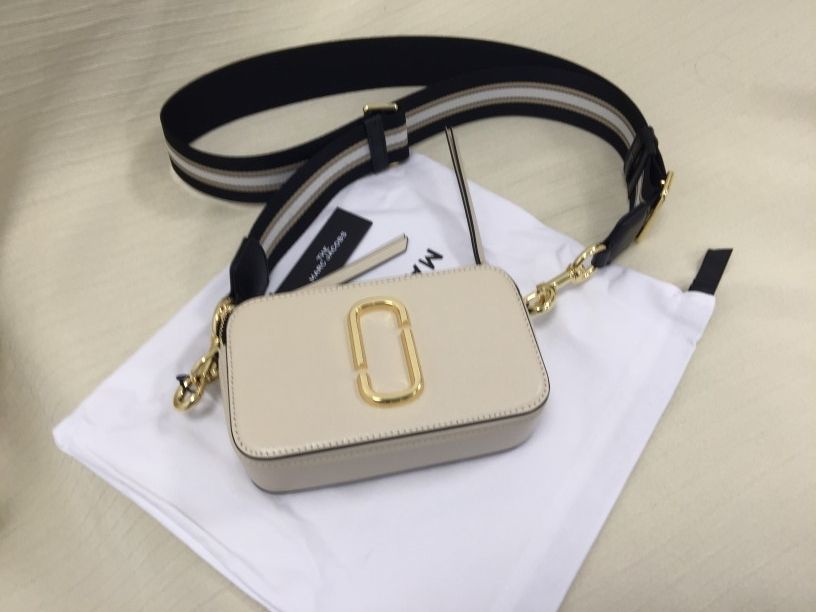Marc Jacobs The Snapshot Crossbody Bag Cloud White Multi