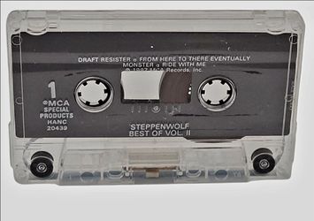 1987 Steppenwolf Best of Volume II Cassette Tape MCA Records No Case Art Insert. This is a vintage Steppenwolf Best of Vol. II cassette tape from MCA 