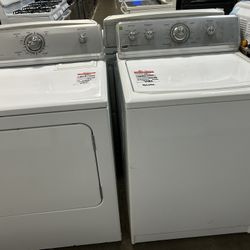 Top Load Washer Dryer Set - Electric - Preowned