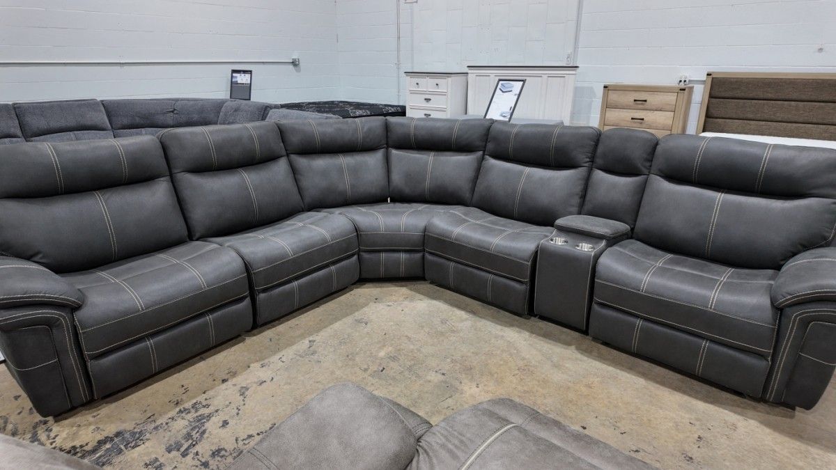 Brand New Power Sectional  Comfort + Convenience!