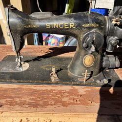 1953 Singer Sewing Table With Stool