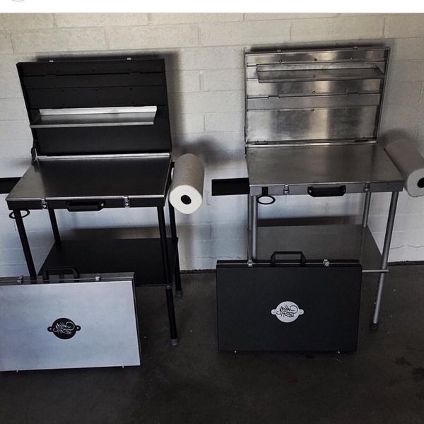 Con artist tattoo table tattooing travel station for Sale ...