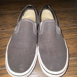 Black And White Slip On Vans