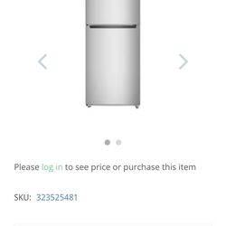 Seasons 18 cu. ft. Refrigerator Stainless Steel Energy Star