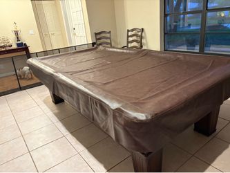 Pool table professional 9X4 slate table with drop pocket