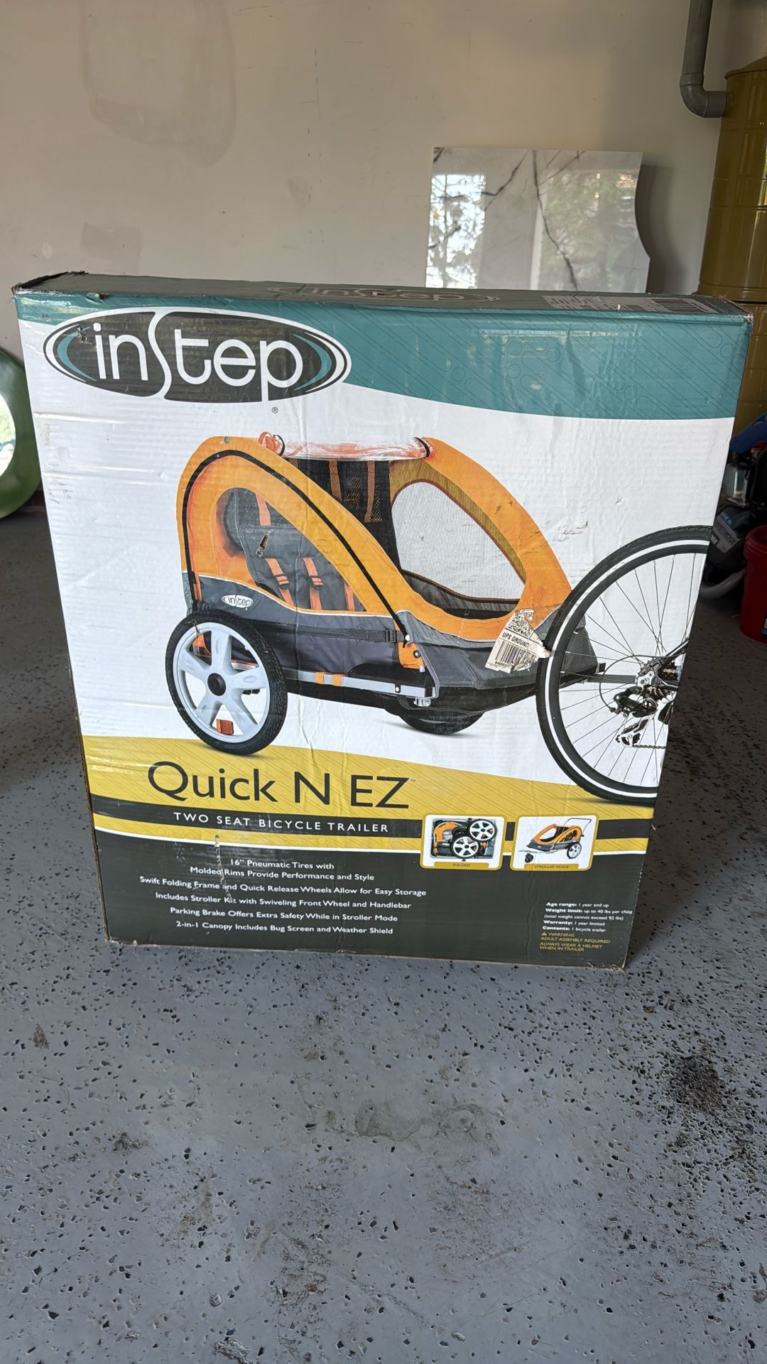 InStep Quick n ez Bike Trailer