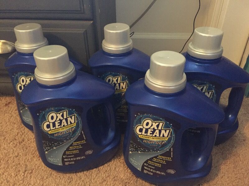 HD Oxi Clean laundry detergent