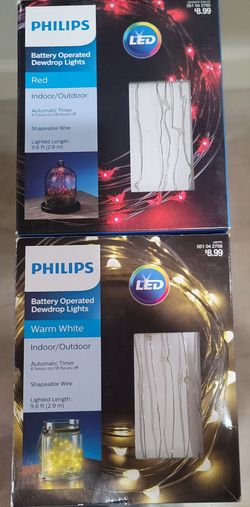 LED Battery Operated Indoor / Outdoor Dewdrop Lights