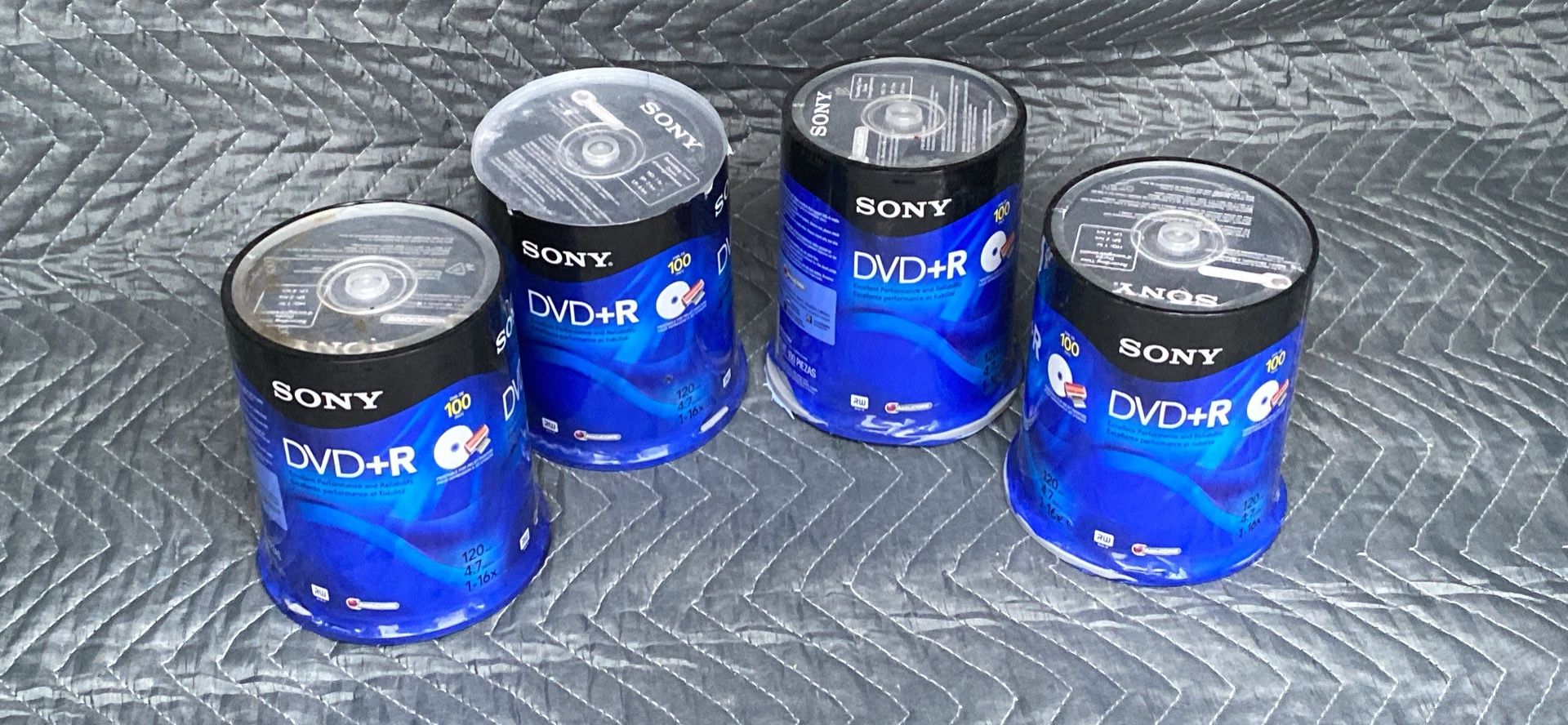 400 SONY DVD+R 120/4.7