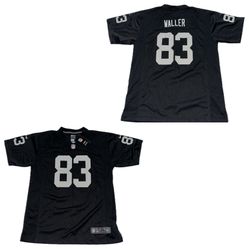 Nike Las Vegas Raiders Waller #83 Black Jersey Boys Youth XL 18/20 New $85 MSRP